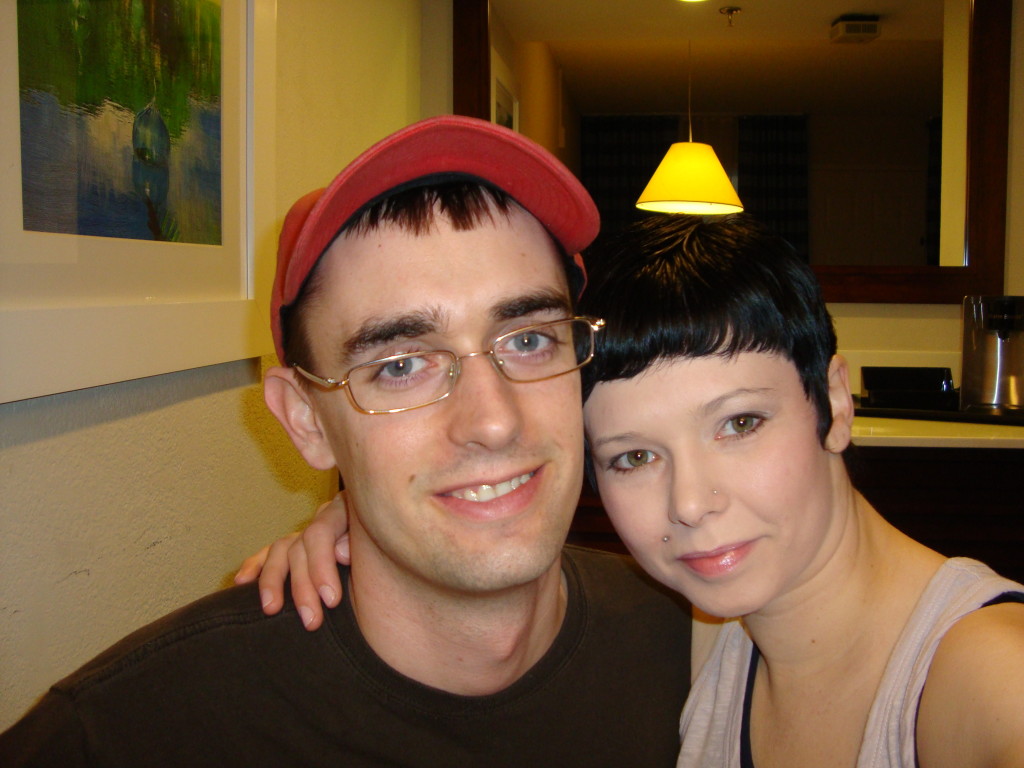 On our honeymoon in 2010