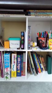 Decluttering and Labeling makes kids happy