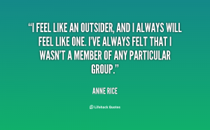 I feel you, Anne Rice. Maybe she is an INFJ, too?