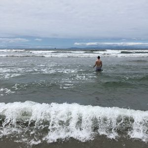 Josh enjoying the Cali surf